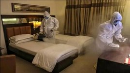 مسافران در هتل فرودگاهی قرنطینه می شوند