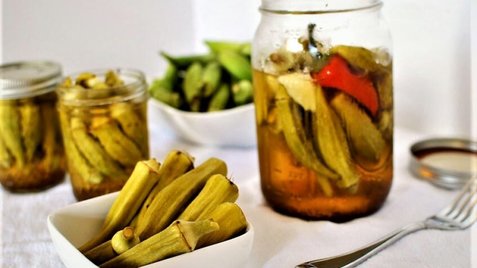 طرز تهیه ترشی بامیه