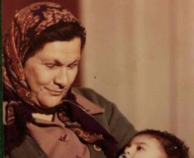 دل نوشته زیبای آزاده صمدی برای مادربزرگش