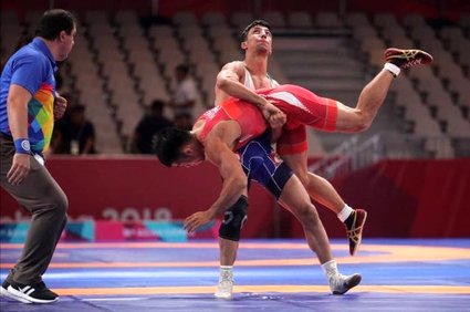 کشتی فرنگی المپیک توکیو/ برد قاطع محمدرضا گرایی مقابل کلمبیا