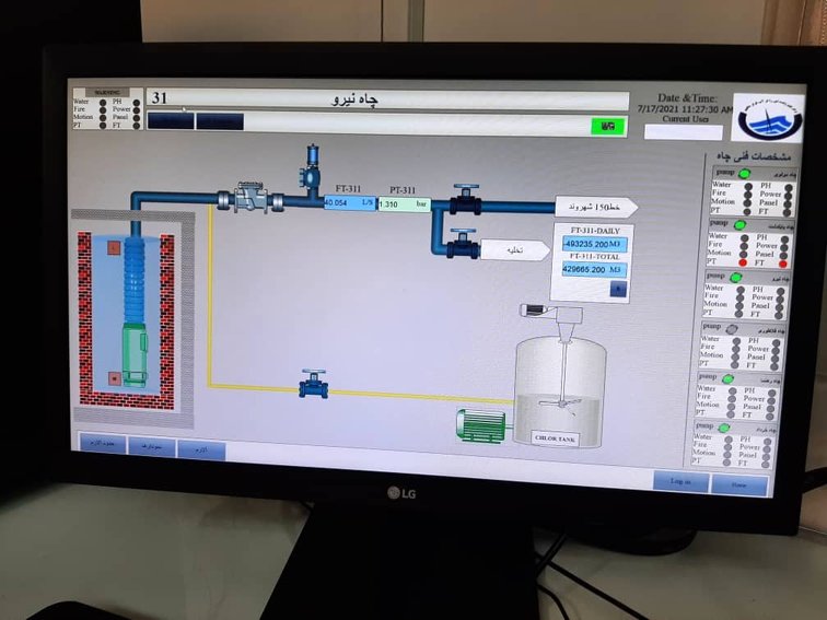 توزیع عادلانه آب در اصفهان از طریق سامانه پایش و کنترل تاسیسات