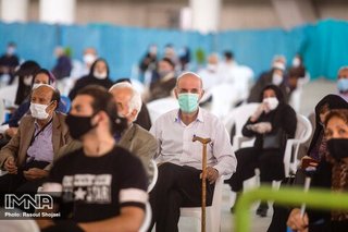 واکسیناسیون ۵ هزار نفر در روز در مرکز تجمعی مصلی