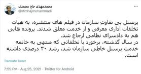 تعلیق تعدادی از پرسنل سازمان زندان‌ها/ پرونده‌ها به دادسرای نظامی ارجاع شد