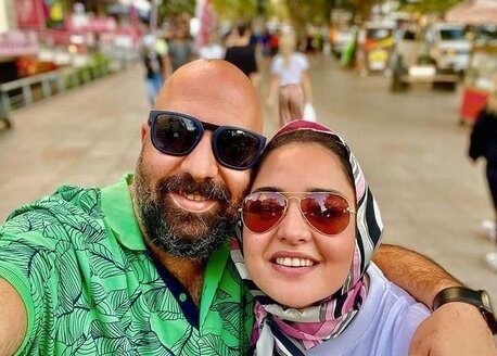 نرگس محمدی و علی اوجی در چهارمین سالگرد ازدواجشان