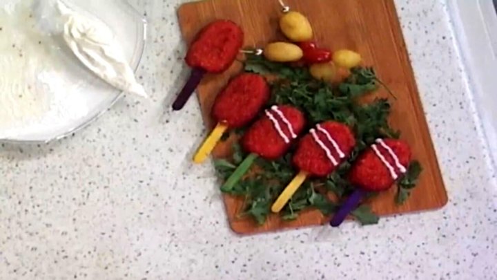 طرز تهیه مگنوم مرغ سوخاری + فیلم