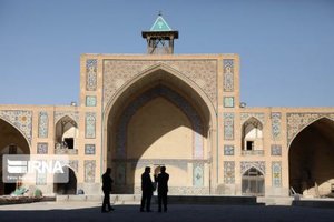 فرونشست زمین در بنای تاریخی مسجد حکیم اصفهان