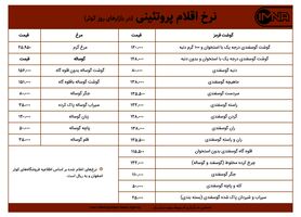 قیمت گوشت و مرغ در بازارهای کوثر امروز ۲۴ مهر ۱۴۰۰+ جدول