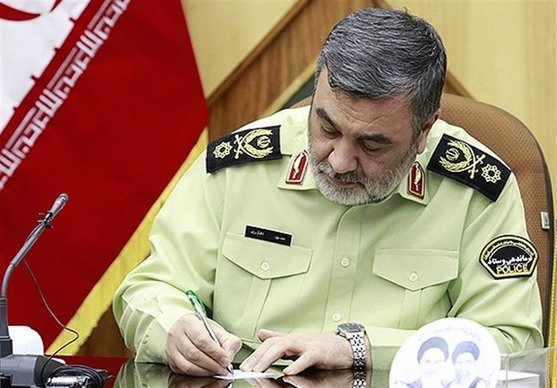 اشتری: بیش از گذشته تلاش می‌کنیم تا رضایت رهبر انقلاب را از پلیس به سر حد عالی برسانیم