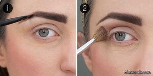 آموزش تصویری آرایش برای درشت کردن چشمان ریز