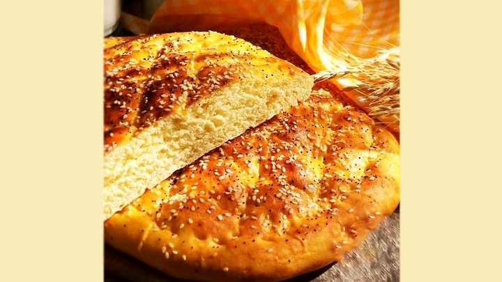 طرز تهیه نان قندی سمنانی برای صبحانه + فیلم