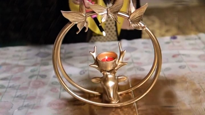 ساخت جاشمعی با استفاده از وسایل ارزان قیمت + فیلم