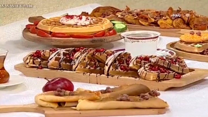 آموزرش پخت وافل با دو روش + فیلم