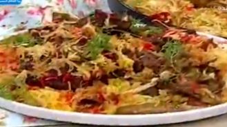 طرز تهیه مرغ بريانی + فیلم