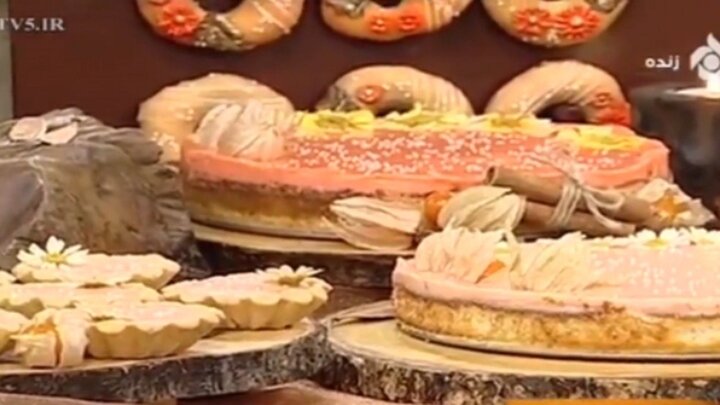 طرز تهیه چيز كيك فانتزی + فیلم