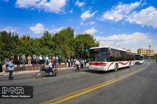 بهره‌برداری آزمایشی از نخستین اتوبوس برقی در اصفهان
