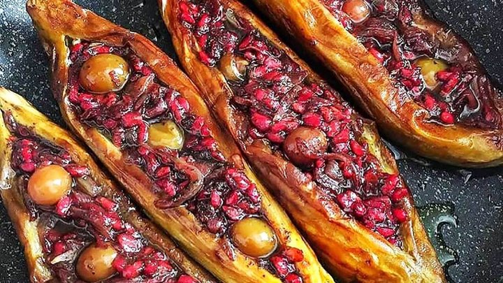 طرز تهیه خورشت ناردون و بادمجان + فیلم