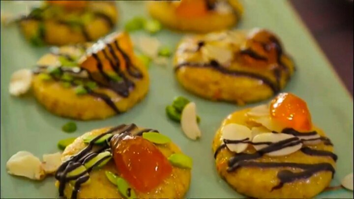 طرز تهیه شیرینی فندقی مارمالادی + فیلم