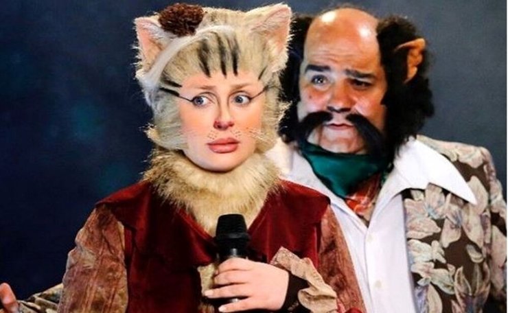 (تصویر) گریم سنگین نیوشا ضیغمی در فیلم حاشیه‌ساز