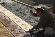 پیشرفت ۹۵ درصدی پیاده‌روسازی خیابان برازنده