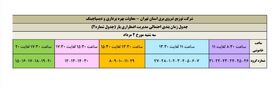 جدول زمانبندی برنامه قطع برق بهارستان سه شنبه 2 مرداد 97  استان تهران