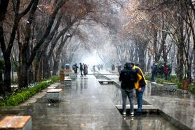 گزارش تصویری اولین برف زمستانی در اصفهان