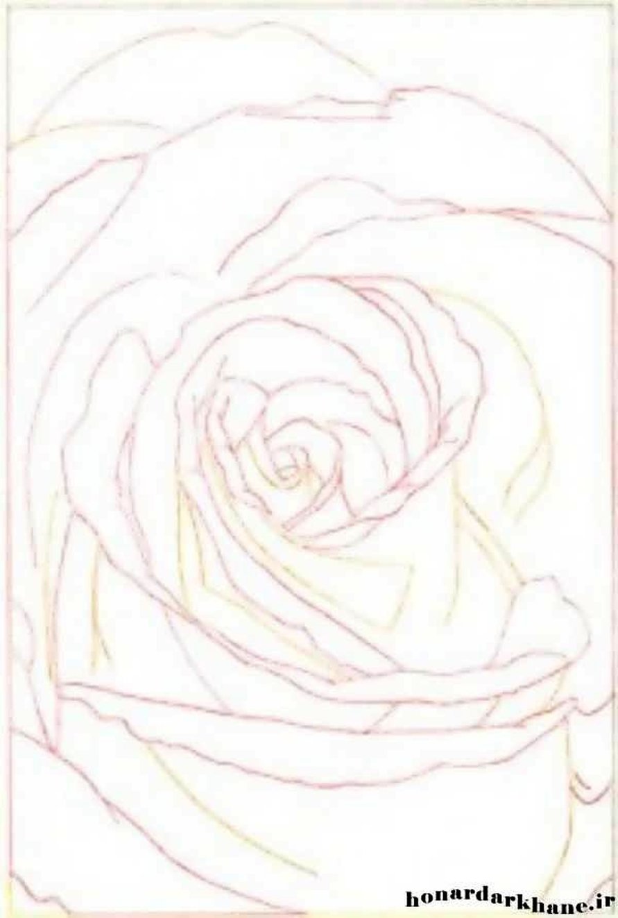 آموزش نقاشی با مدادرنگی در منزل