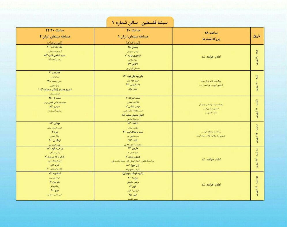 8 سالن سینمایی اصفهان میزبان جشن پروانه‌ها+جزئیات