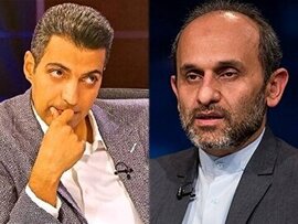 «عادل فردوسی‌پور» رئیس صداوسیما را وزن کرد!/ عکس
