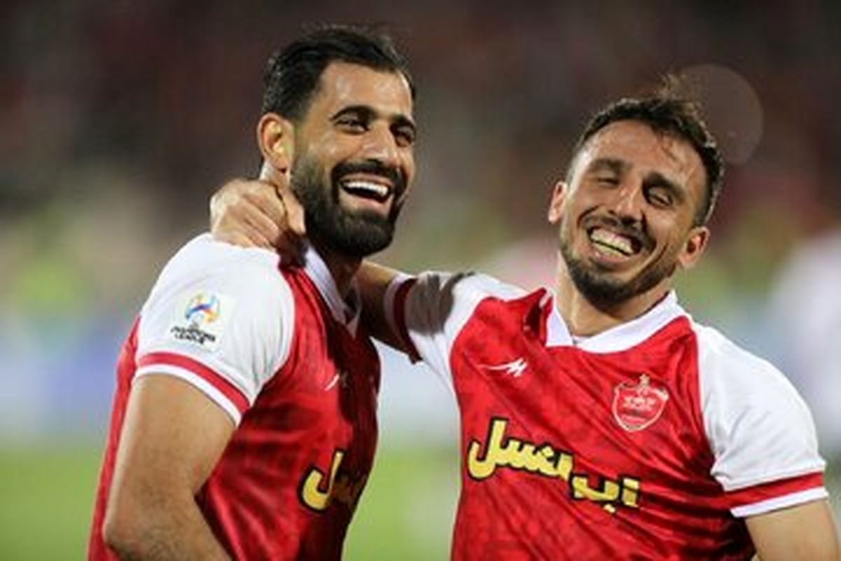 عکس‌| واکنش کعانی‌زادگان به برد ارزشمند پرسپولیس