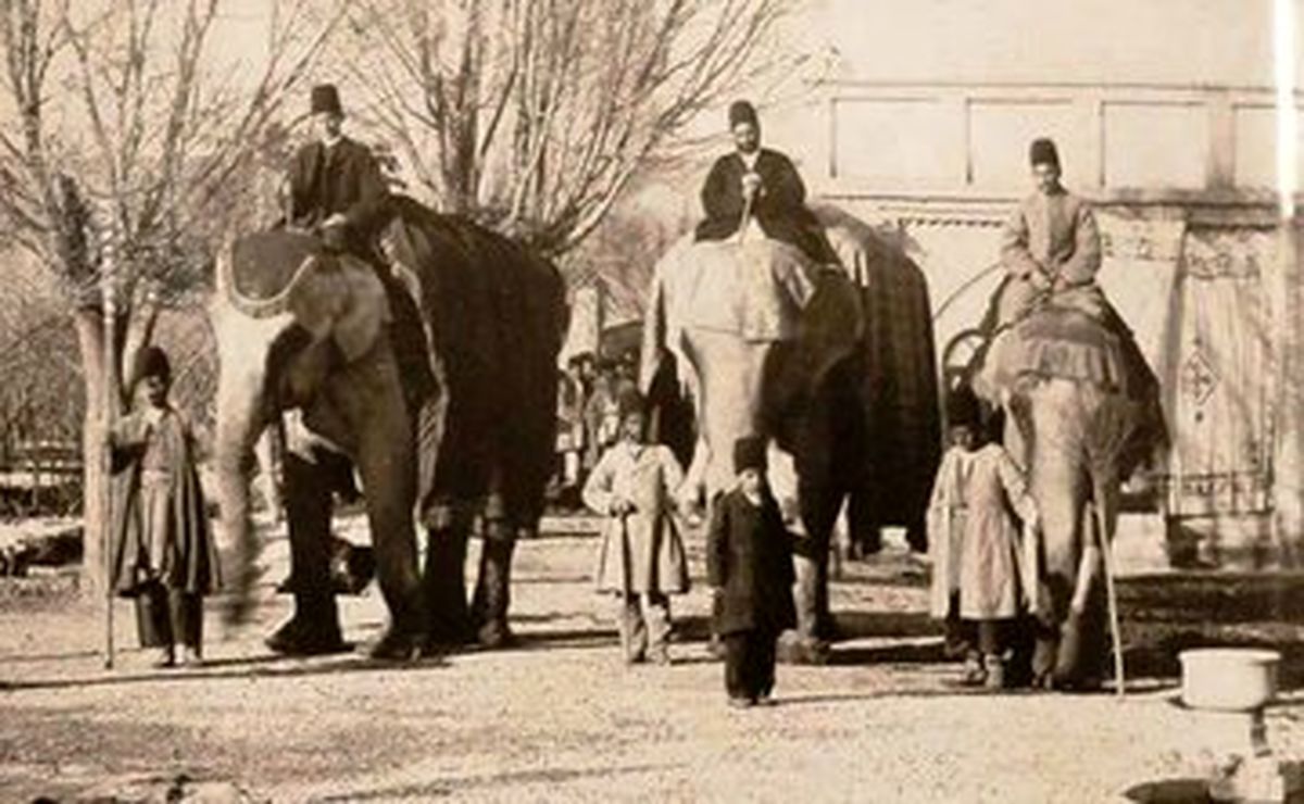 روایتی از کارناوالِ فیل ناصرالدین‌شاه در نوروز ۱۲۲۹ خورشیدی