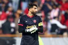 عکس‌| واکنش بیرانوند به اشتباه بزرگ مقابل فولاد