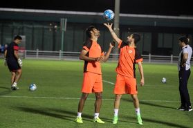 اولین تمرین ذوب‌آهن در دوحه به روایت تصویر