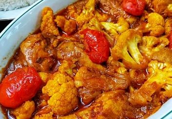 طرز تهیه خورشت گل کلم خوشمزه با گوشت
