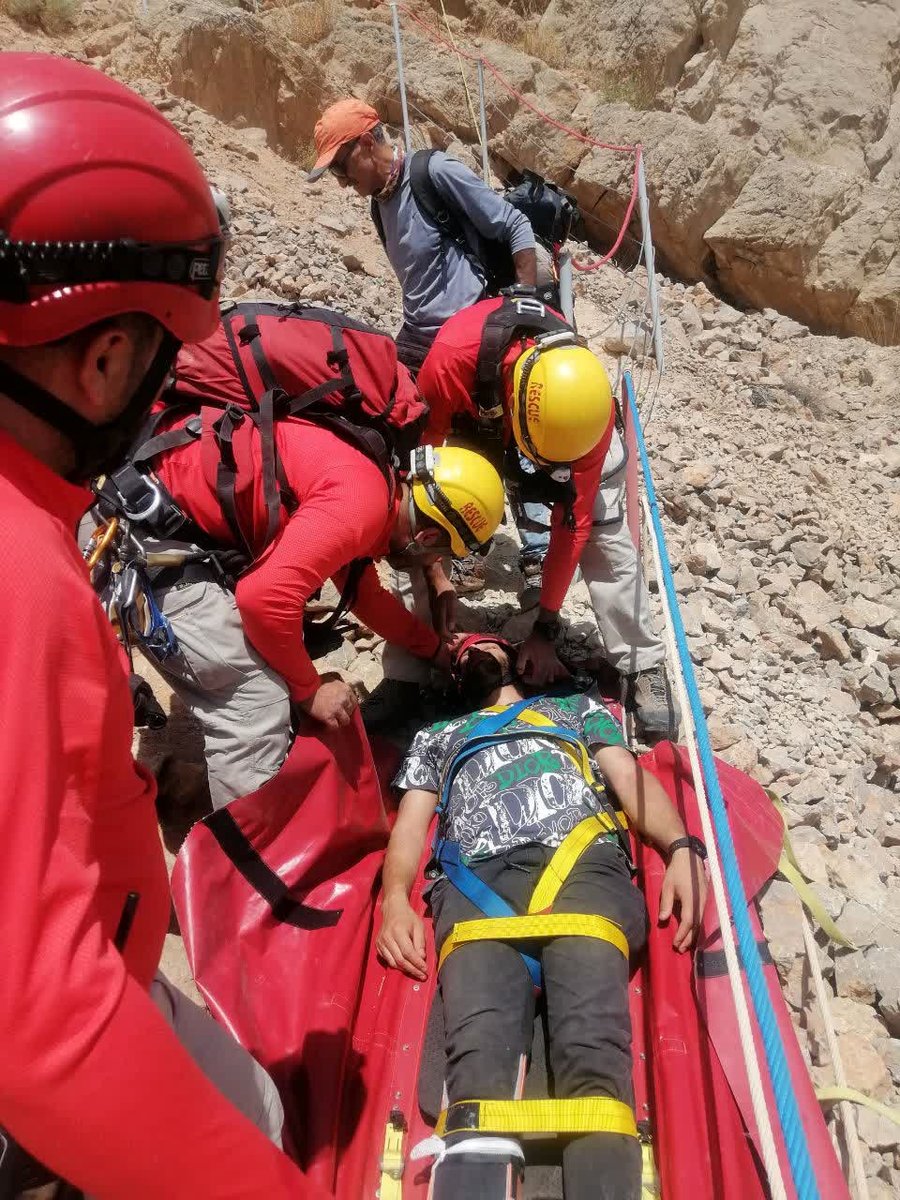 دومین سقوط در صفه به خیر گذشت+عکس