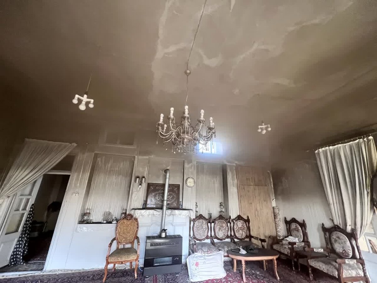 آتش سوزی مهیب منزل قدیمی در خیابان مدرس