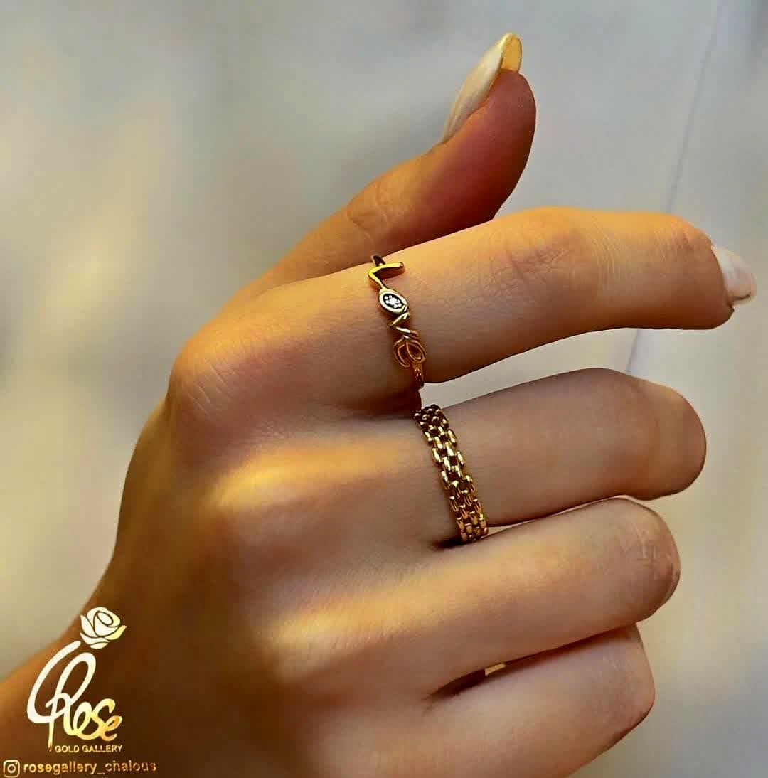 50 مدل انگشتر طلا زنانه جدید؛ انگشتر طلا ظریف