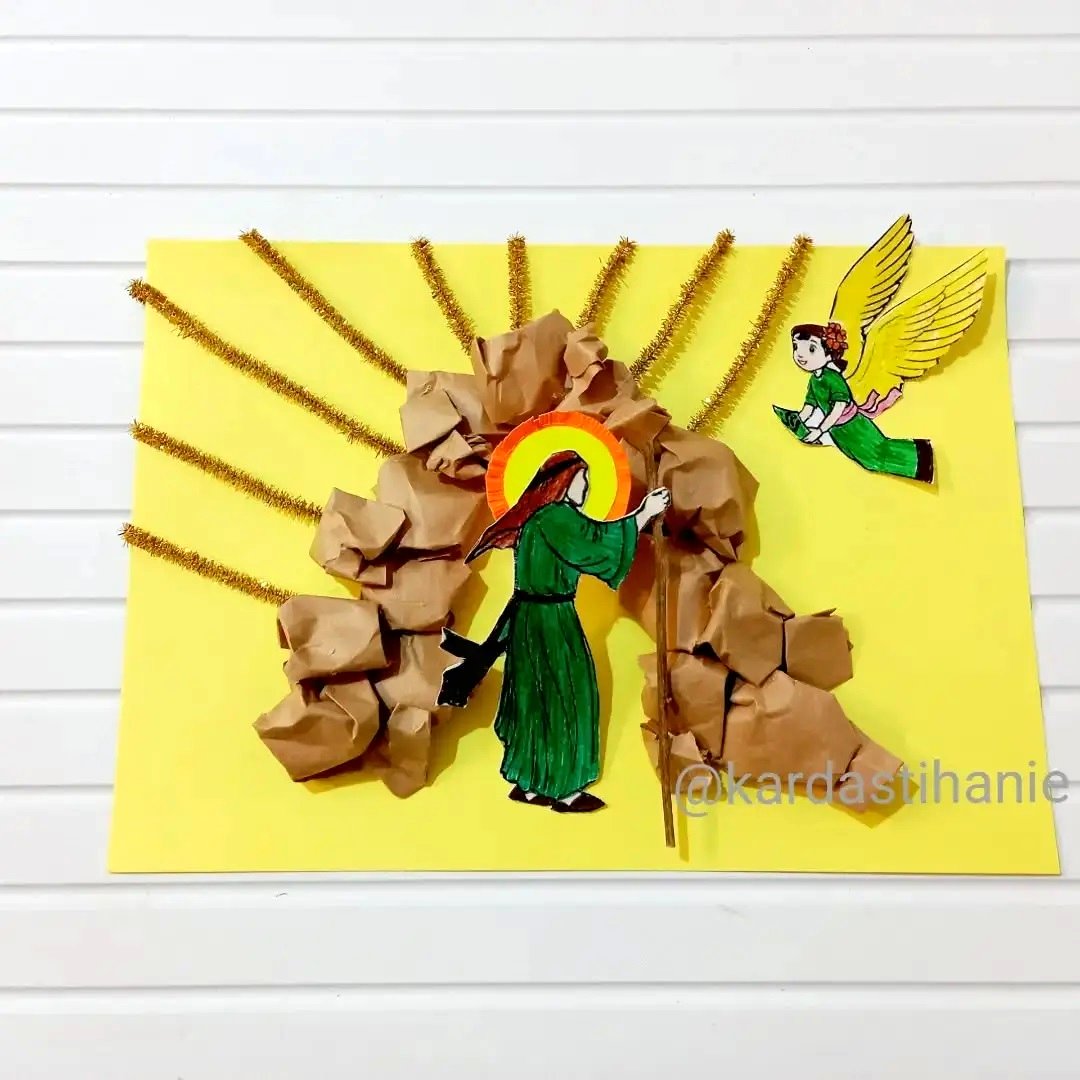 12 ایده کاردستی عید مبعث کودکان ساده و زیبا با فیلم آموزشی 