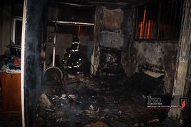 آتش سوزی منزل، وقتی همه خواب بودند